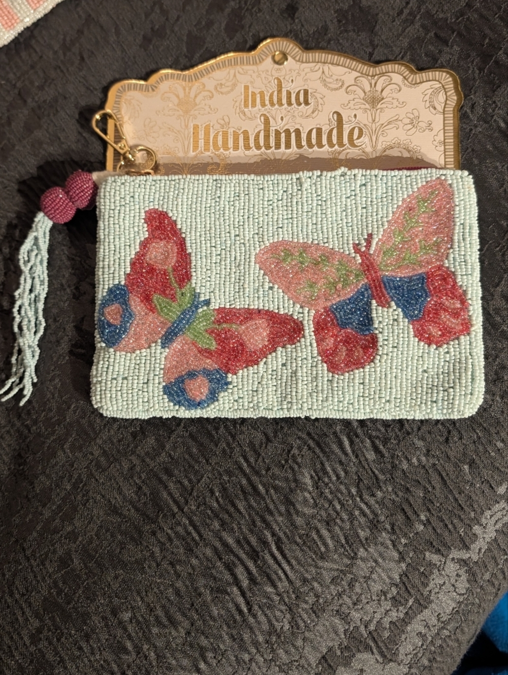 Wandering Moon & Sol and Mer Beaded Zipper Pouches 7pc Lot - Picture 4 of 16